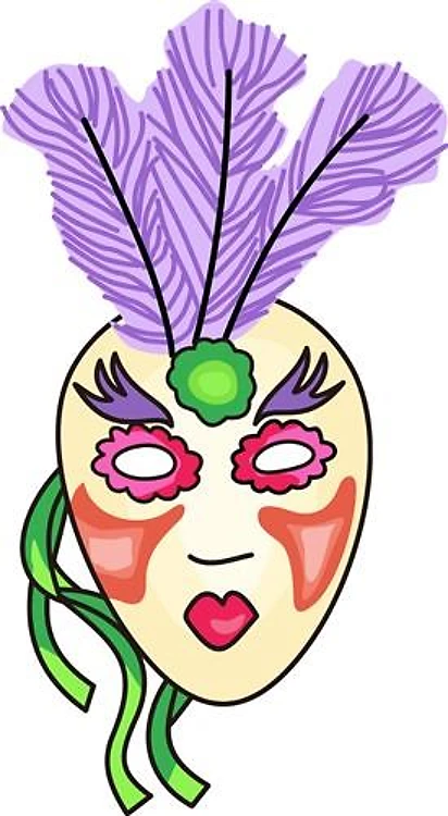 MARDI GRAS MASK