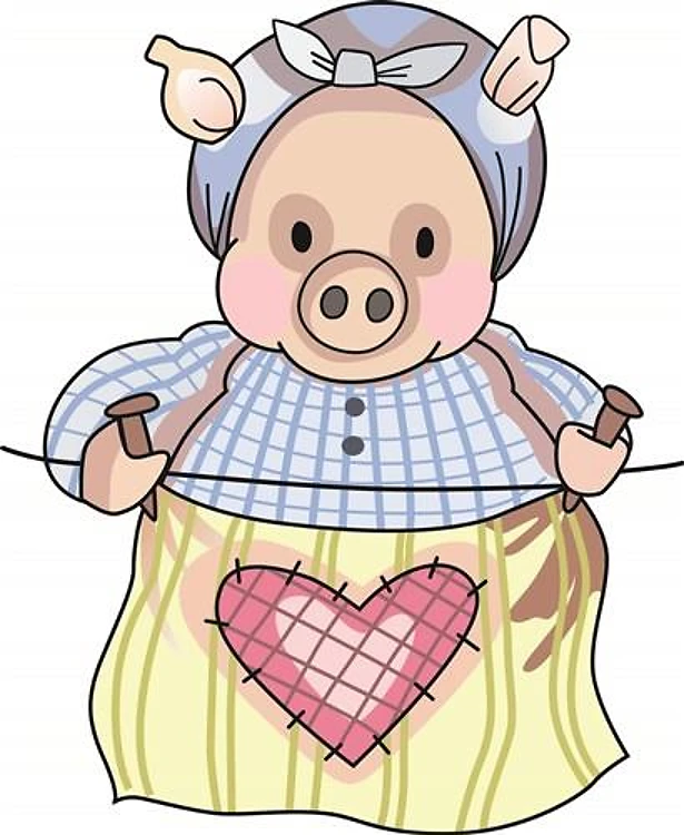 PIG HANGING LAUNDRY