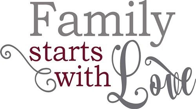 FAMILY STARTS LOVE