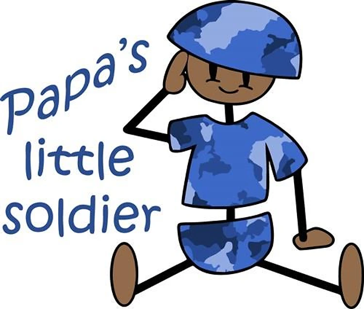 Papas Little Soldier