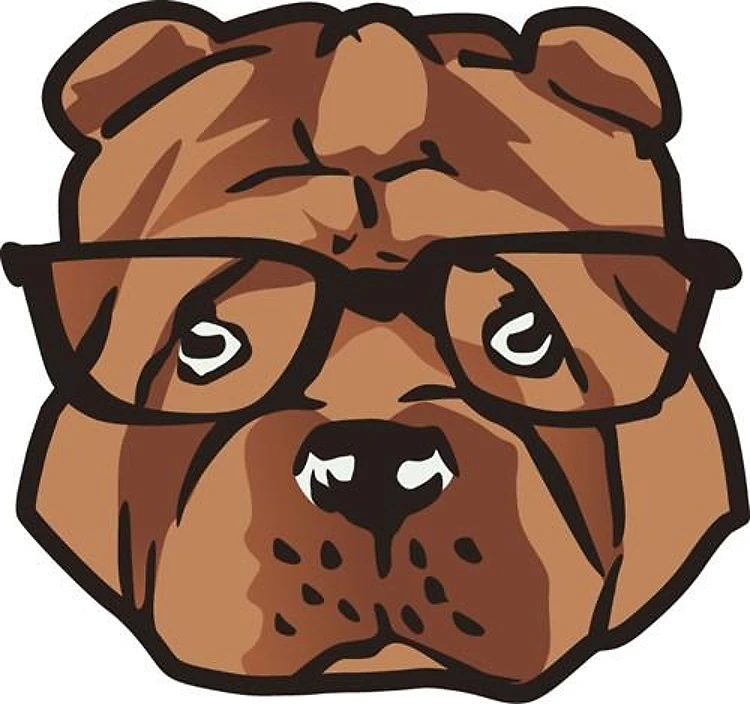 Sharpei With Glasses