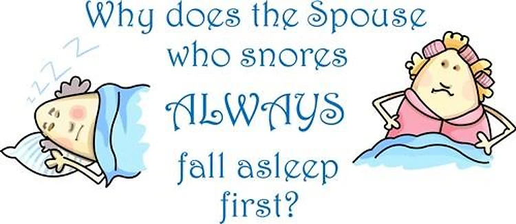 THE SPOUSE WHO SNORES