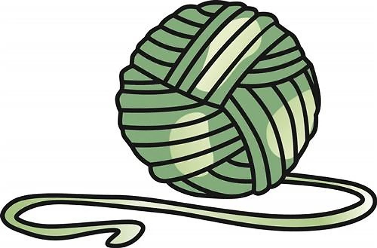 BALL OF KNITTING YARN