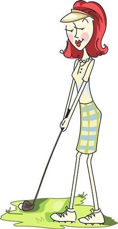 LADY GOLFER