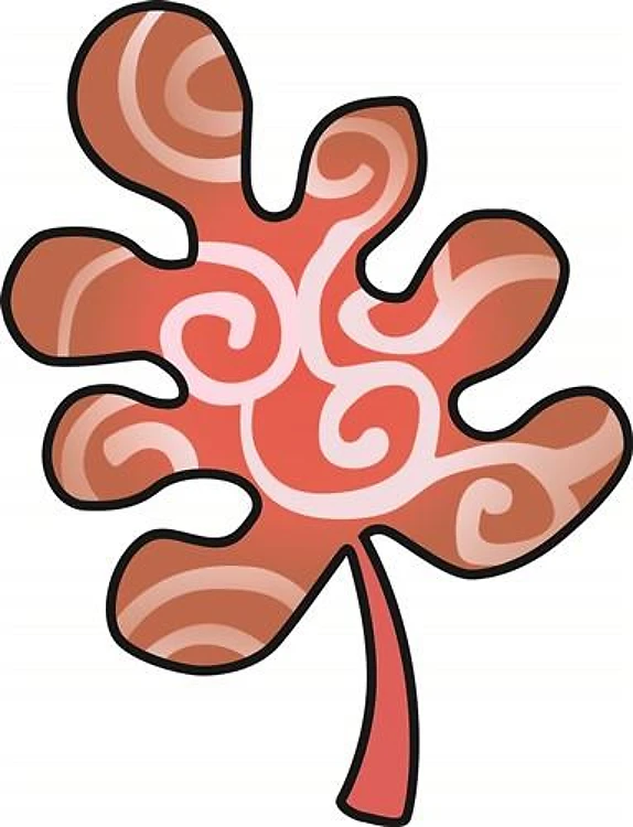 SWIRLY LEAF