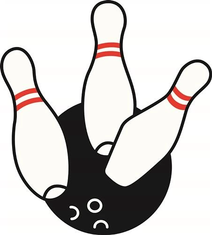BOWLING BALL AND PINS