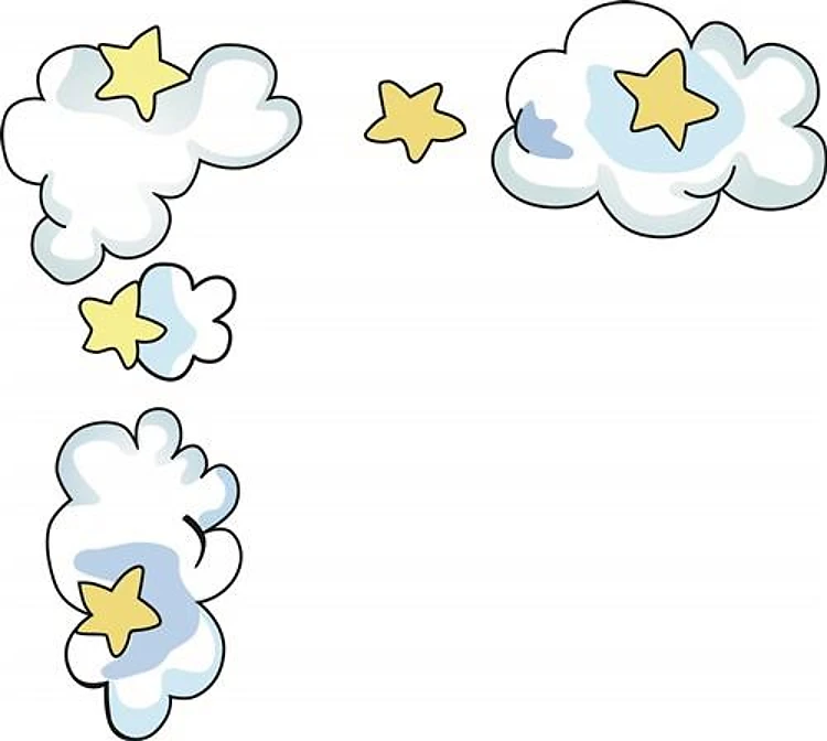 CLOUD AND STAR BORDER