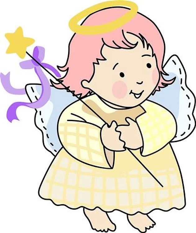ANGEL WITH WAND