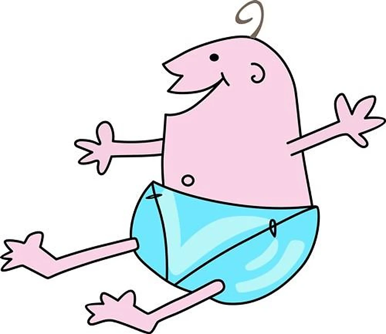 BABY IN DIAPER