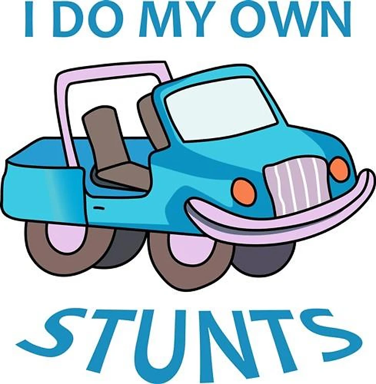 I DO MY OWN STUNTS