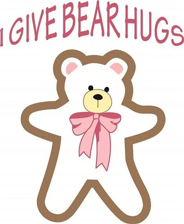APPLIQUE BEAR HUGS