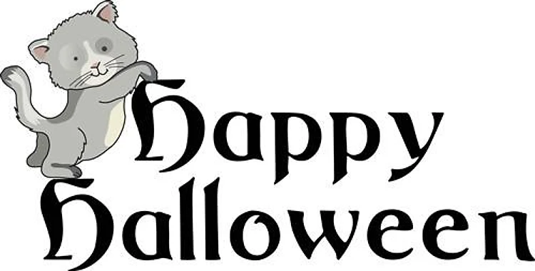 HAPPY HALLOWEEN CAT