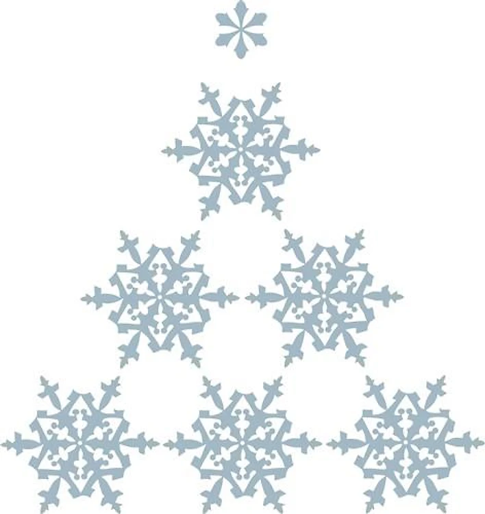 SNOWFLAKE CHRISTMAS TREE