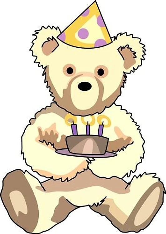 BIRTHDAY TEDDY BEAR