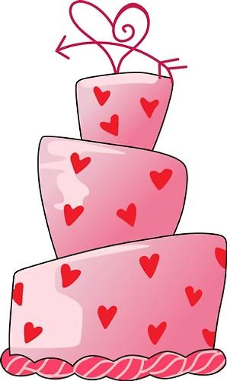 VALENTINES HEART CAKE