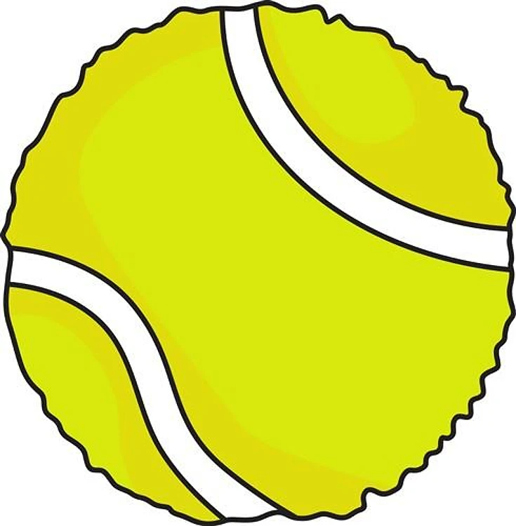 FUZZY TENNIS BALL