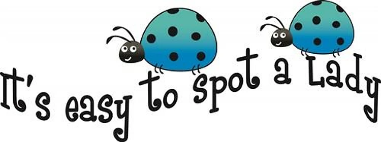 ITS EASY TO SPOT A LADY