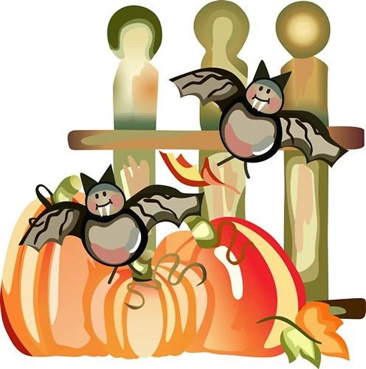PUMPKINS AND BATS