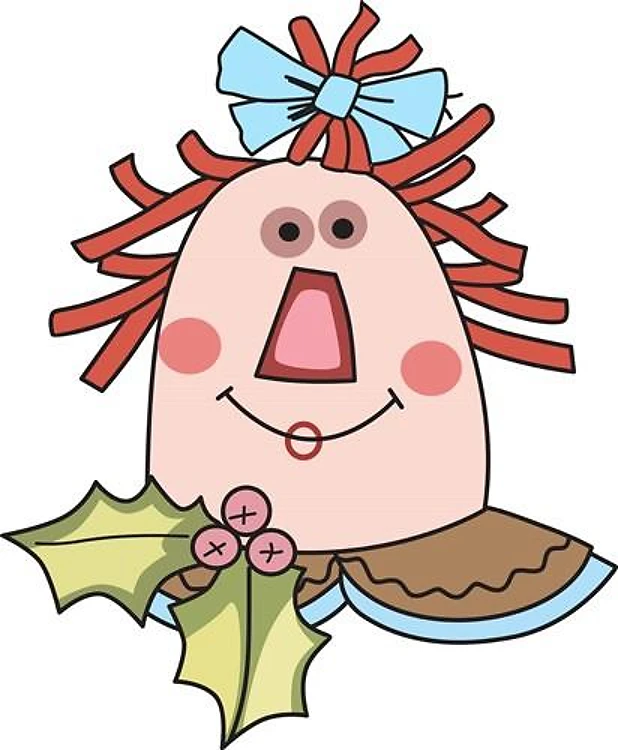 CHRISTMAS RAG DOLL
