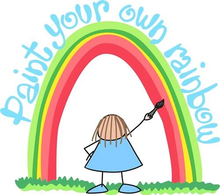 PAINT YOUR OWN RAINBOW