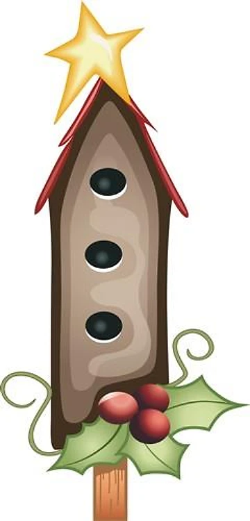 CHRISTMAS BIRDHOUSE
