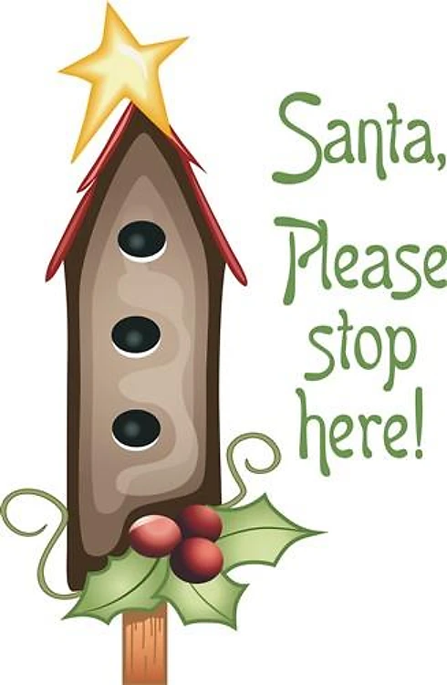 SANTA PLEASE STOP HERE