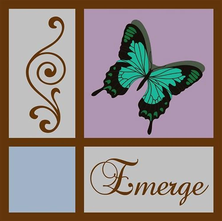 APPLIQUE EMERGE BUTTERFLY