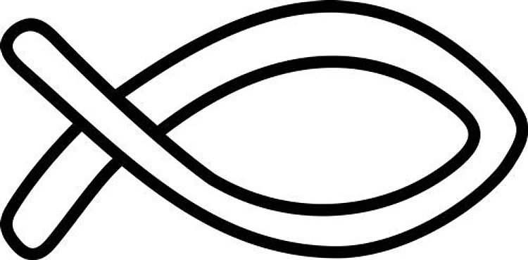 CHRISTIAN FISH OUTLINE