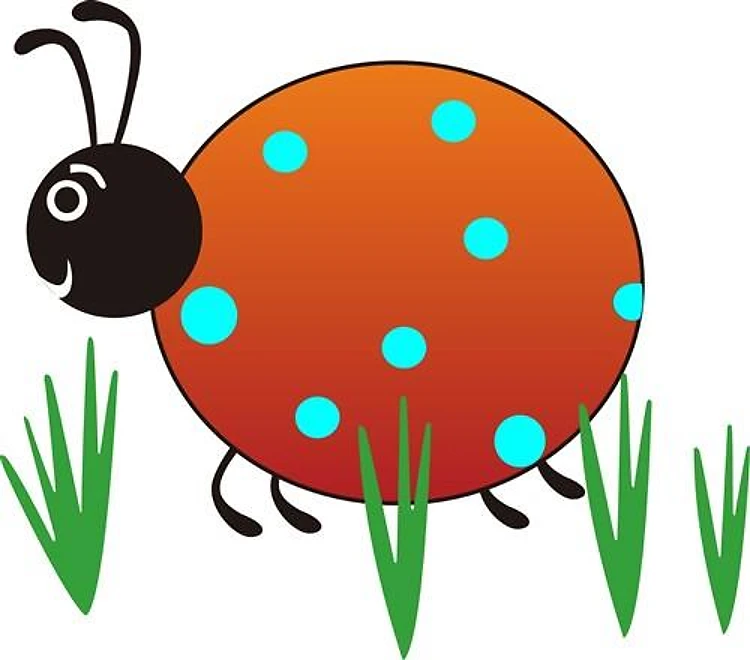 LADYBUG IN GRASS
