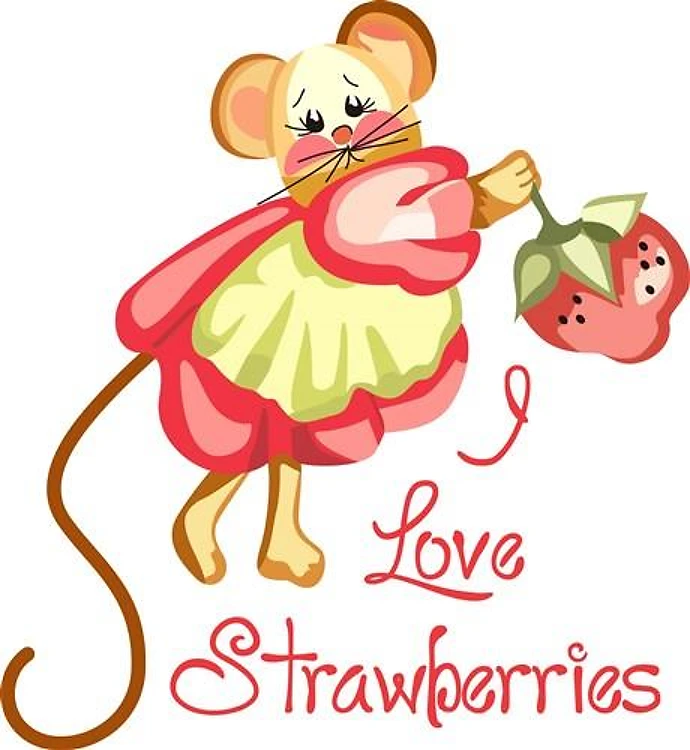 I LOVE STRAWBERRIES