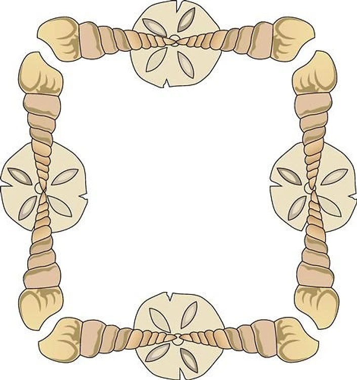 SEASHELL FRAME BORDER