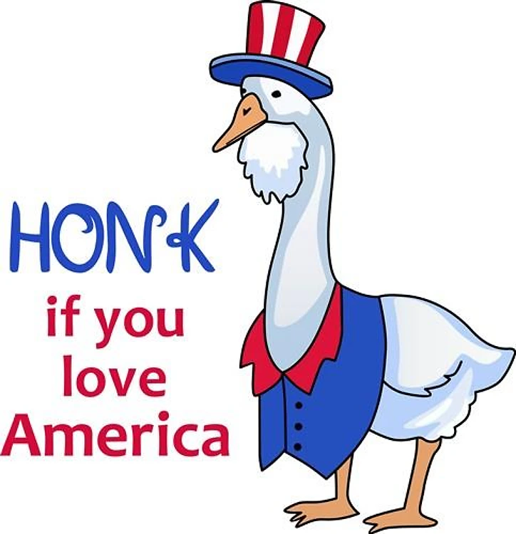 HONK IF YOU LOVE AMERICA