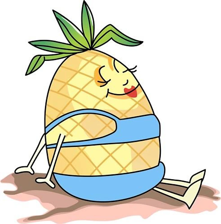 PINEAPPLE SUNBATHING