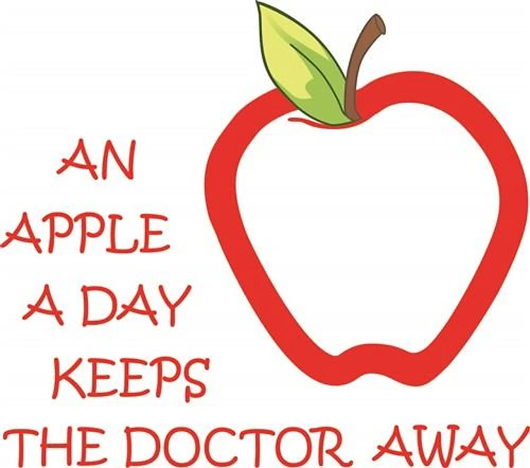 APPLE A DAY APPLIQUE