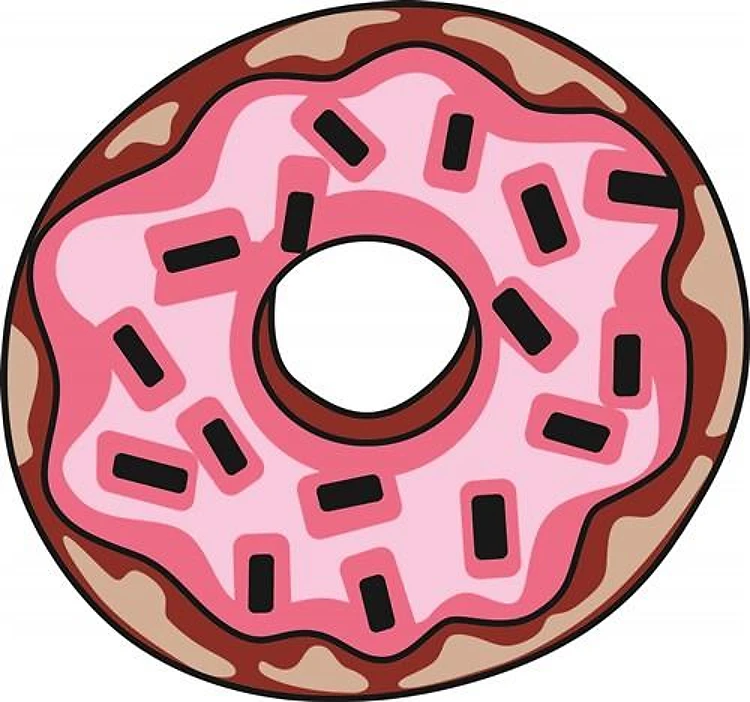 DONUT WITH SPRINKLES