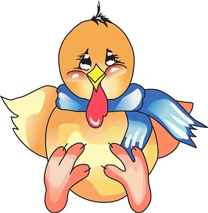 BABY CHICK WITH SCARF