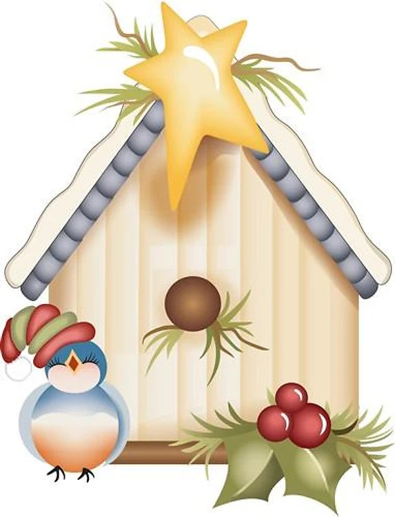CHRISTMAS BIRDHOUSE