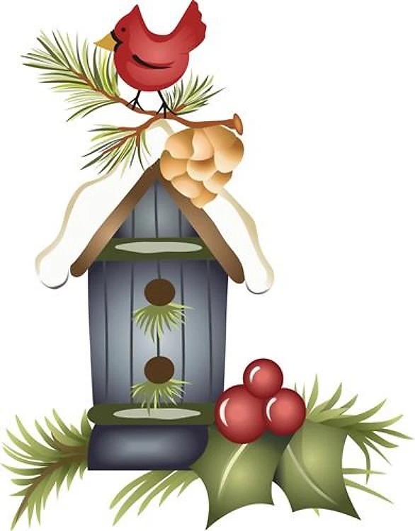 WINTER BIRDHOUSE