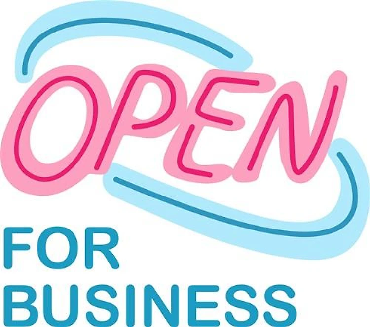 OPEN FOR BUSINESS
