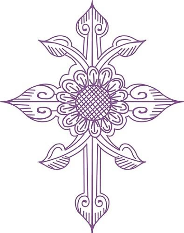 SUNFLOWER CROSS