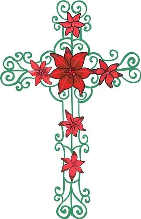 FLORAL CROSS