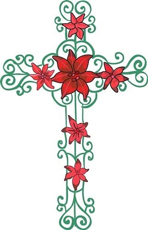 FLORAL CROSS