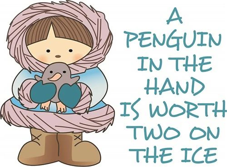 A PENGUIN IN THE HAND