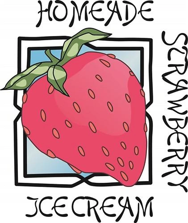 Homeade Strawberry Icecream