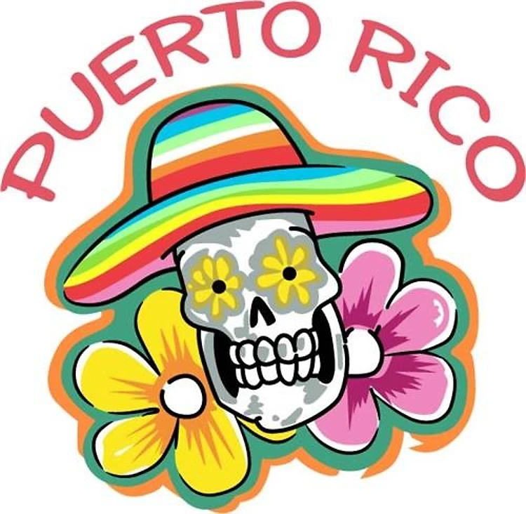 PUERTO RICO SKULL