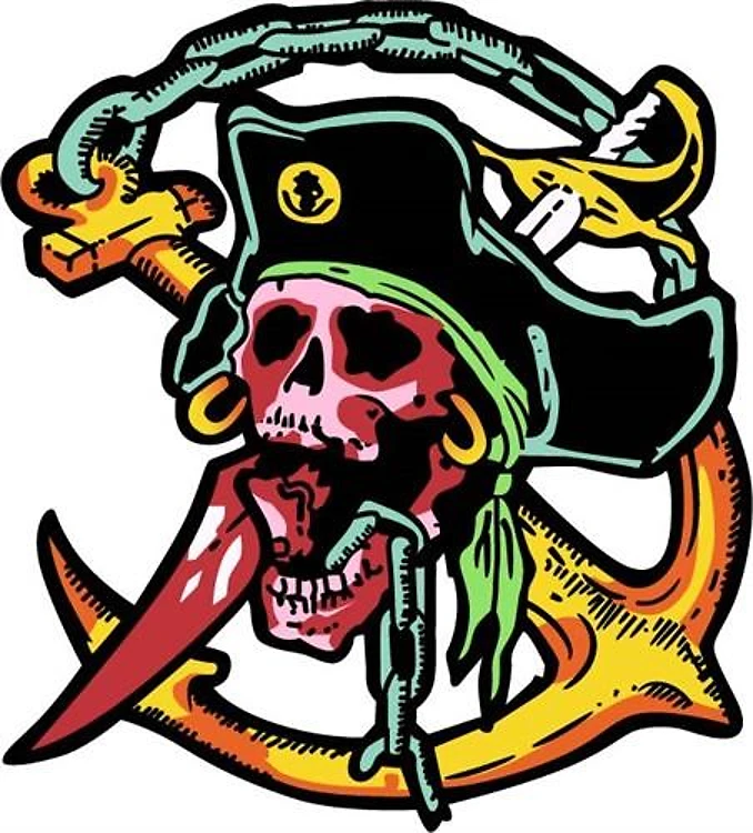 PIRATE AND ANCHOR