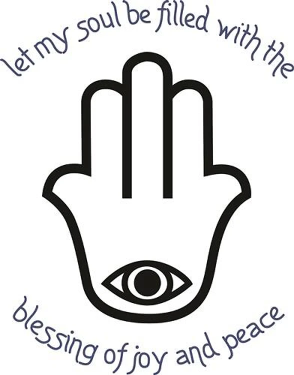 Hasma Hand Blessing Applique