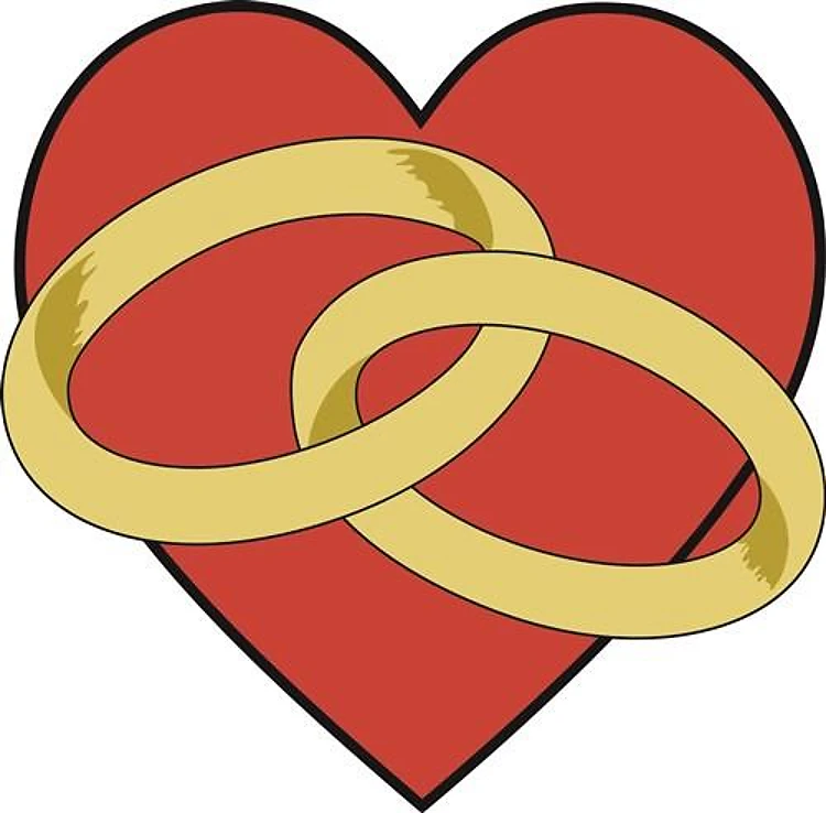 Heart & Wedding Rings