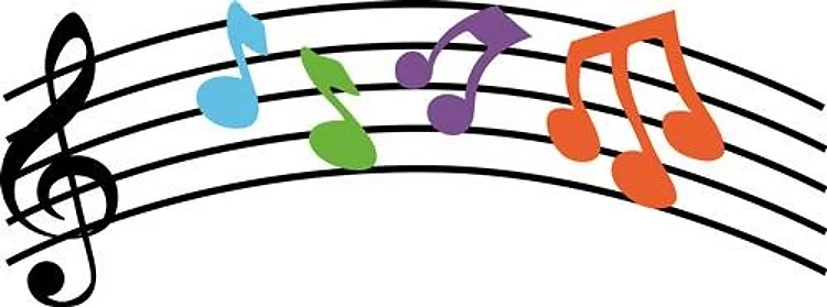 Music Staff Rainbow