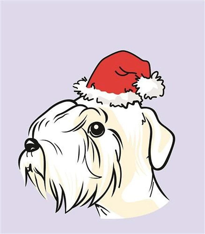 CHRISTMAS SEALYHAM TERRIER